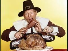 Pilgrim Eating Turkey